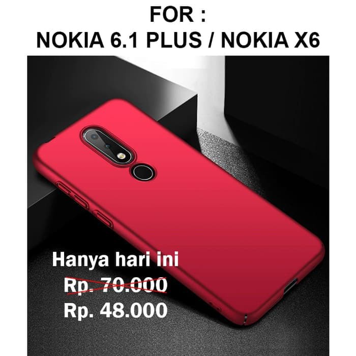 Case Nokia 6.1 Plus hardcase casing hp back cover ultra thin BABY SKIN