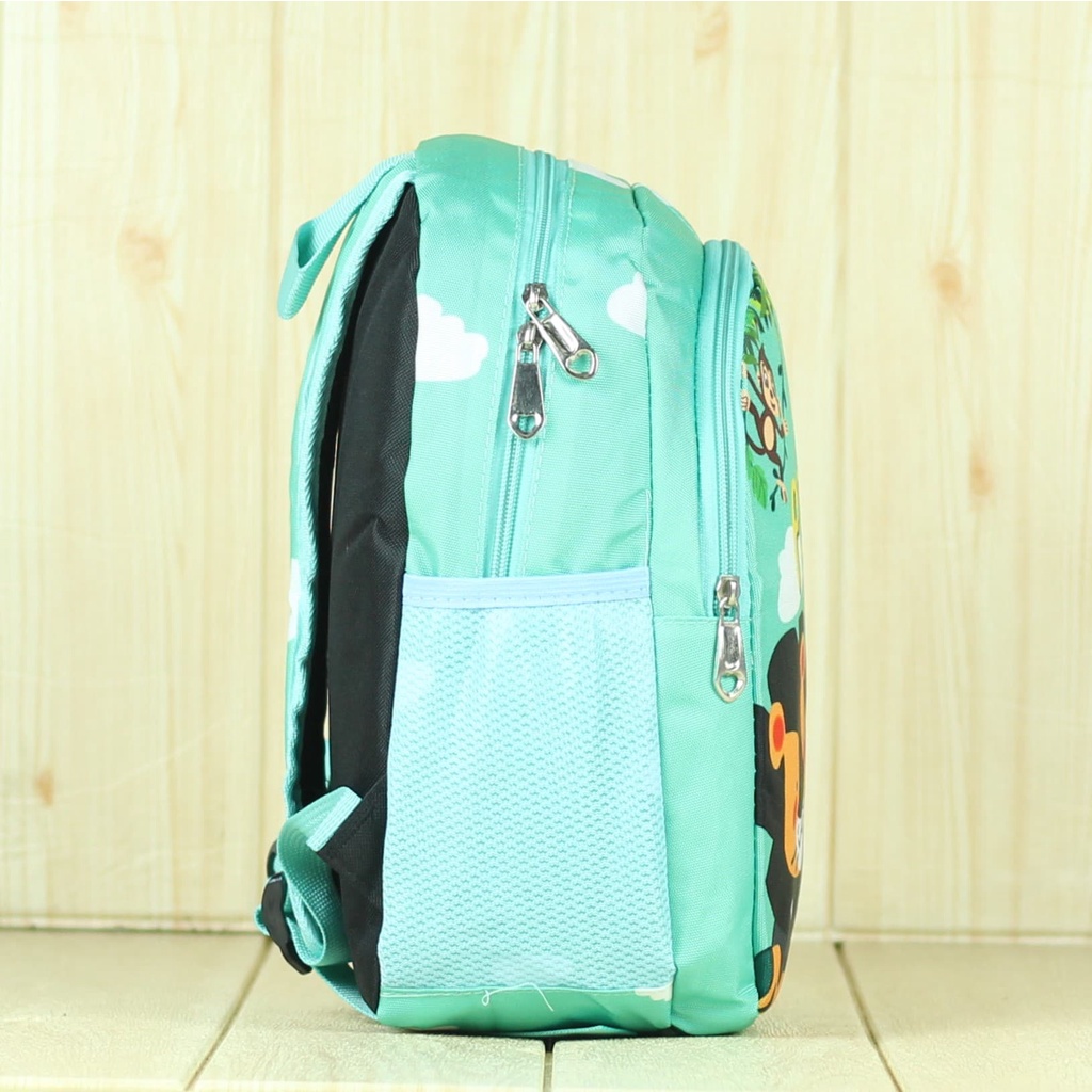 Tas Ransel Backpack Anak Perempuan Laki laki Import Forest King Tosca Sekolah TK SD PAUD Kecil Mini Impor Karakter Kartun Embos