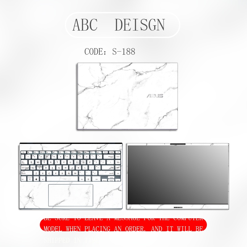 Stiker Pelindung Laptop MacBook Pro 14 A2442 Mac Motif Marmer