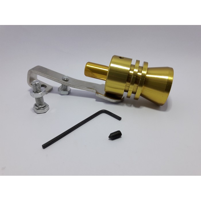 Turbo Whistler Fake Turbo Knalpot Mobil Gold