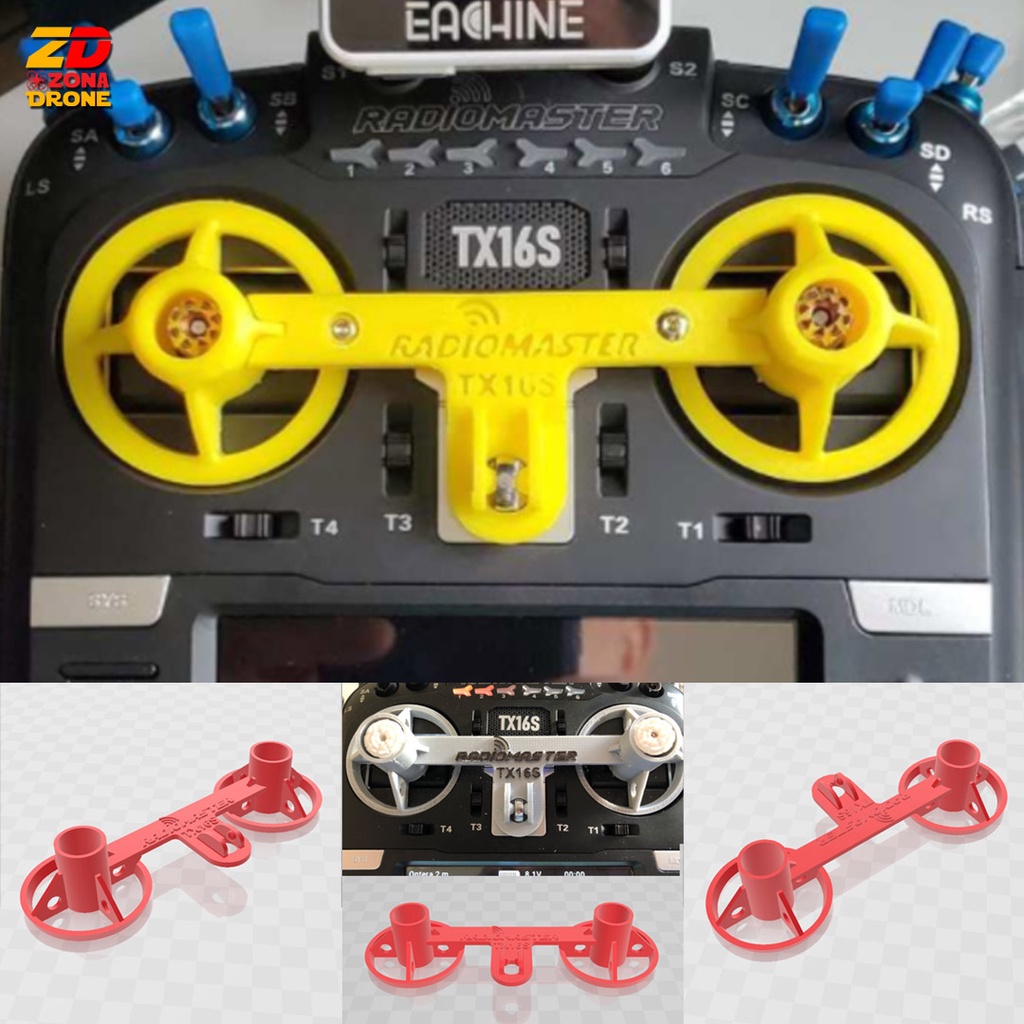 Radiomaster TX16S Gimbal Protector Stick Guard FPV Drone 3D Print