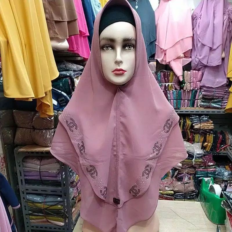 HIJAB PRESS PAYET 2 LAYER SIZE M