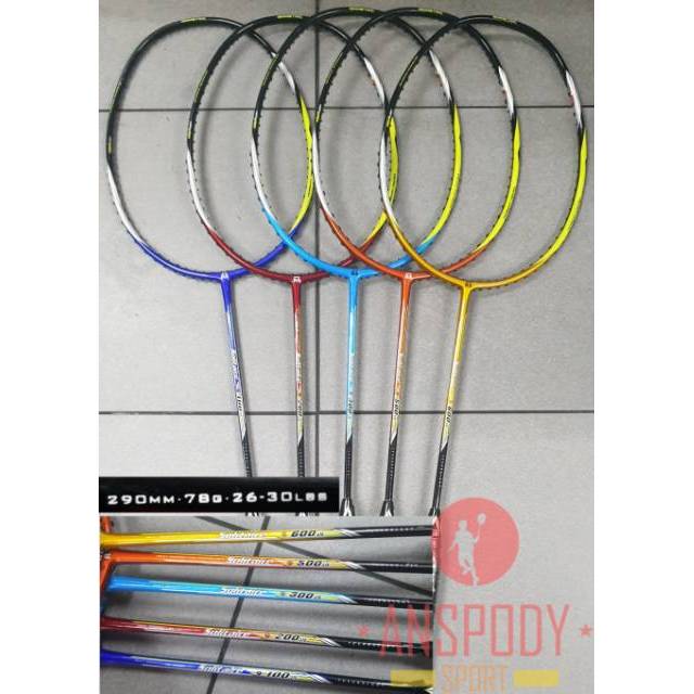 RAKET BADMINTON RS SOLITAIRE 100/200/300/500/600 LTE
