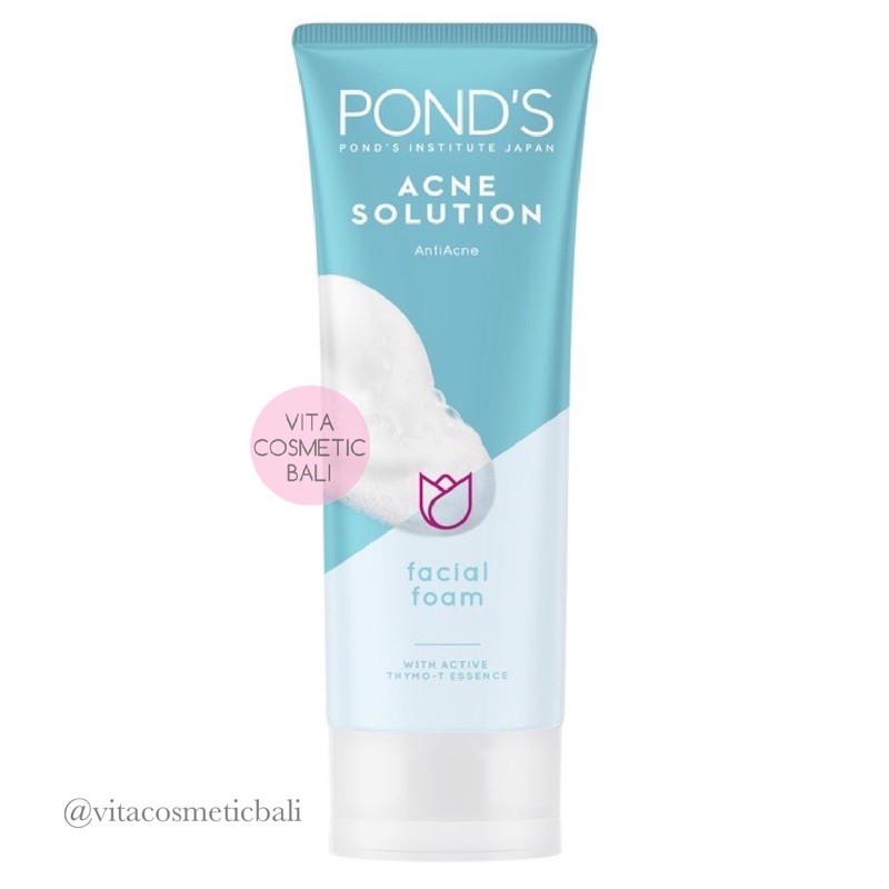 Ponds Acne Solution Anti Acne Facial Foam 50g 100g Pond’s Sabun Cuci Muka