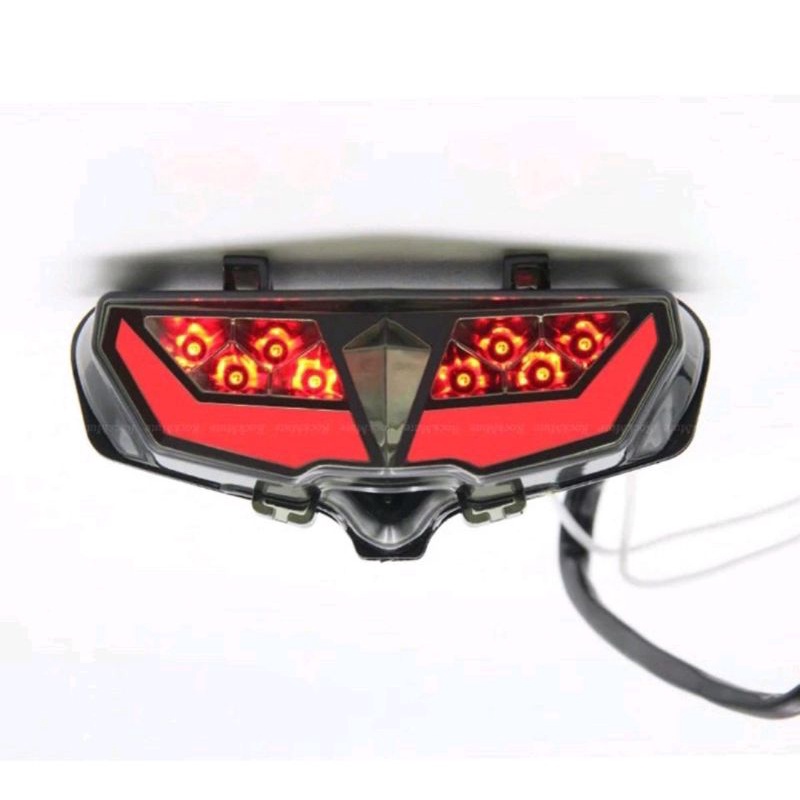 Stoplamp xabre vixion new led 2018 lampu stop belakang xabre - stoplamp 3 in 1