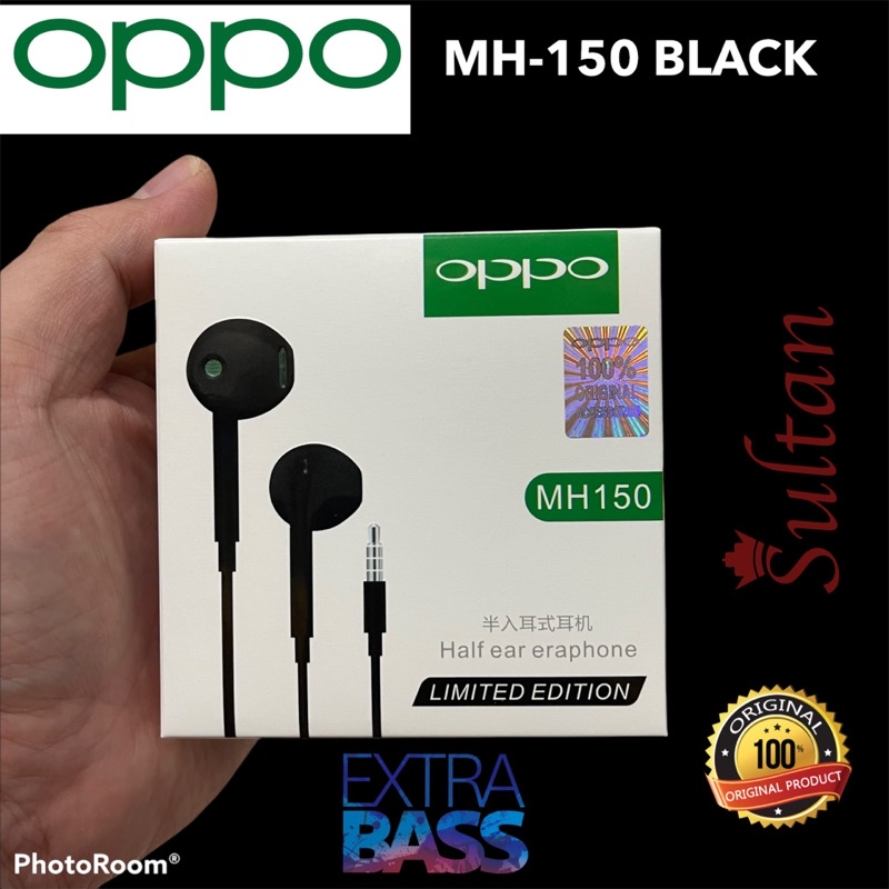 GROSIR HANDSFREE OPPO MH150 BLACK SERIES GREAT SOUND