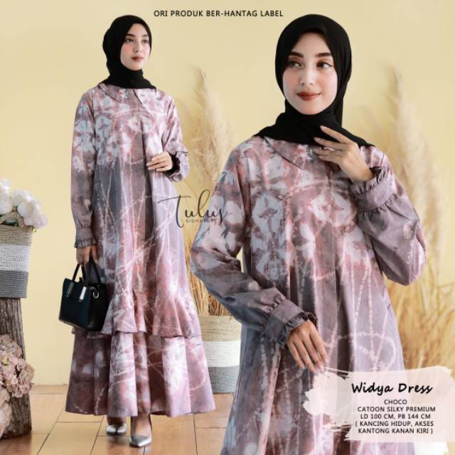 Nissa sabyan tunik widya dress by tulus signature dress satin dress silk