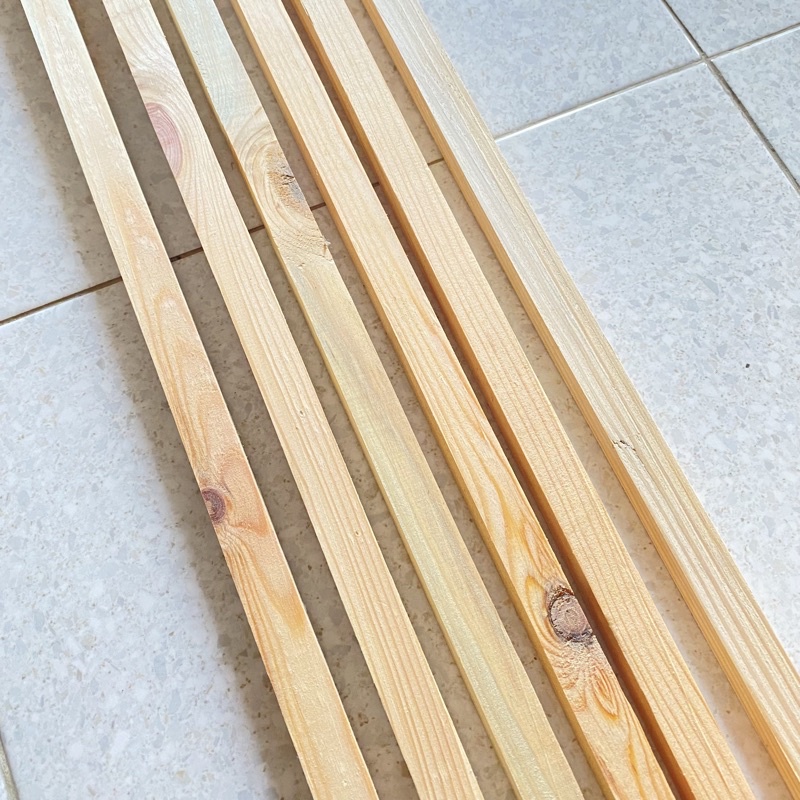 Kayu reng/lis/stik 2x1.5 3x1.5 jati belanda sudah serut halus (mohon baca deskripsi)