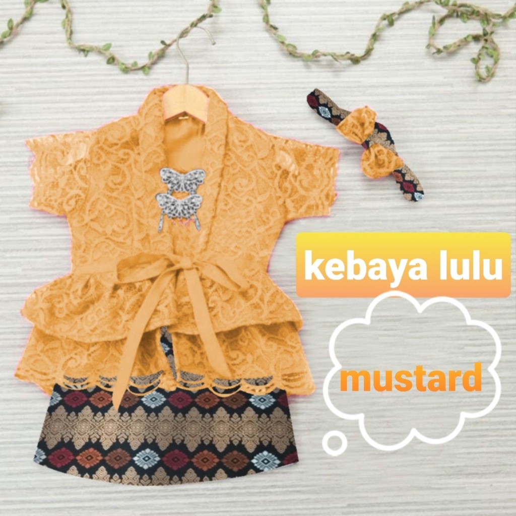 [RXFK] Dress Anak / Baju Kebaya Lucu / Pakaian Anak Perempuan / Fashion Anak / Dres