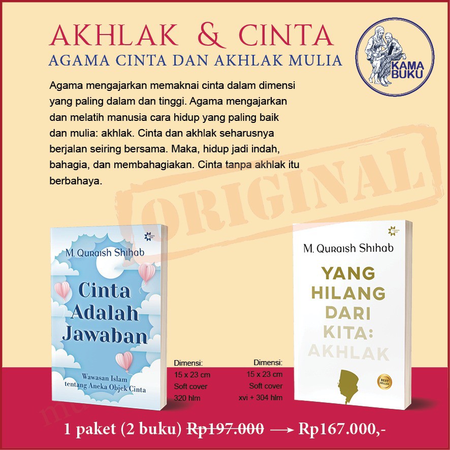 Cinta Adalah Jawaban Quraish Shihab (harga paket)