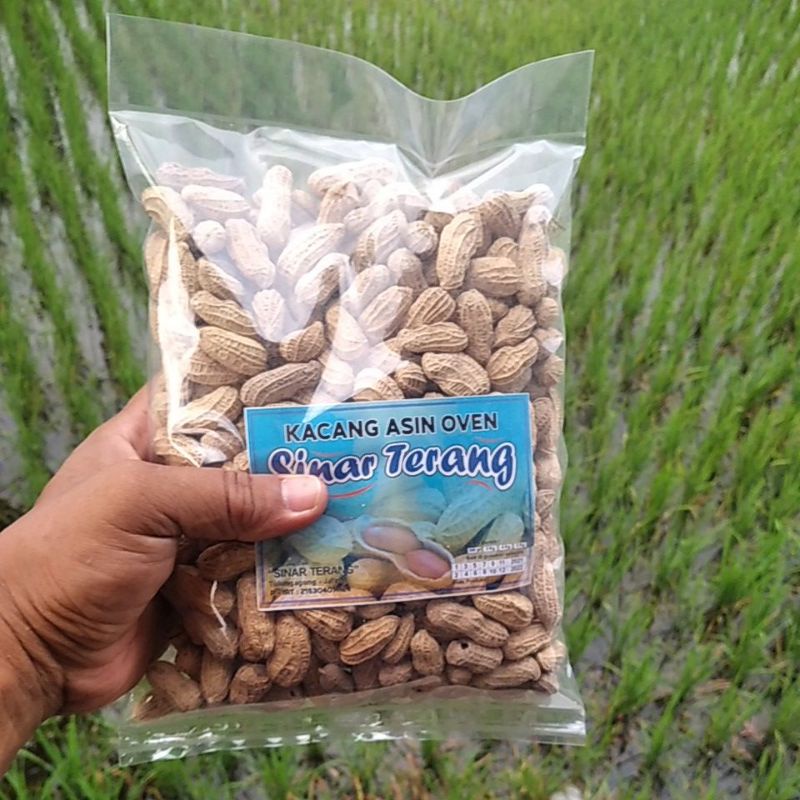 

kacang kulit asin oven kemasan 500gr