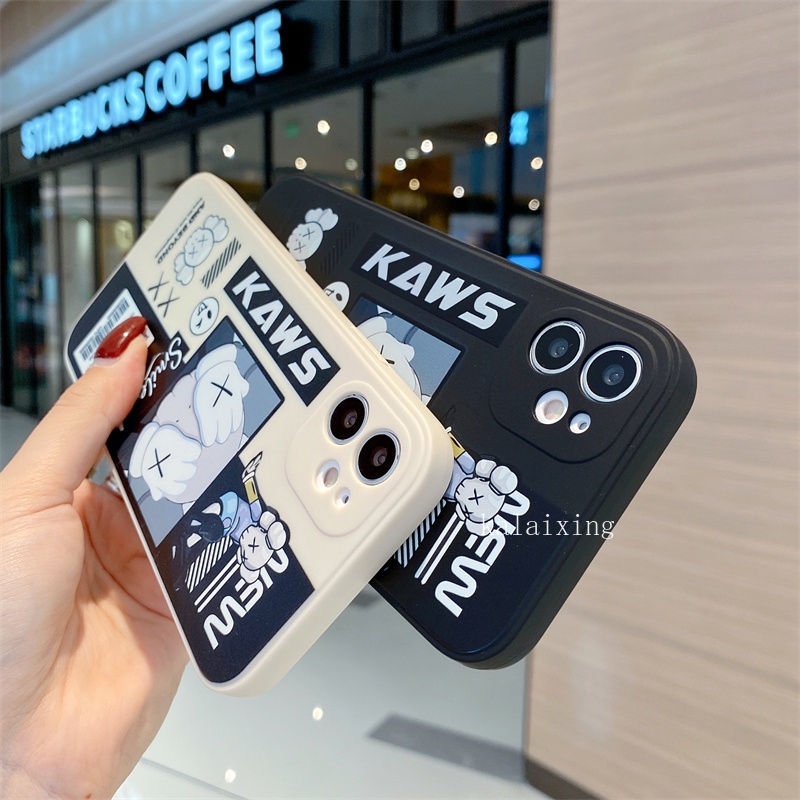 Kwas Casing for iPhone 13 Pro Max 13 mini 12mini 11ProMax 11 Pro XR Xs Max 7Plus 8Plus Bentuk Kotak