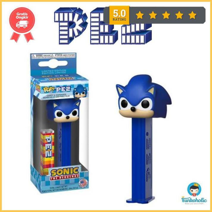 Funko Pop Pez Candy Games Sonic The Hedgehog - Sonic Diskon