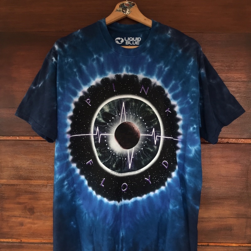 Tshirt Band Original PINK FLOYD ‘Pulse Concentric’ Tie Dye