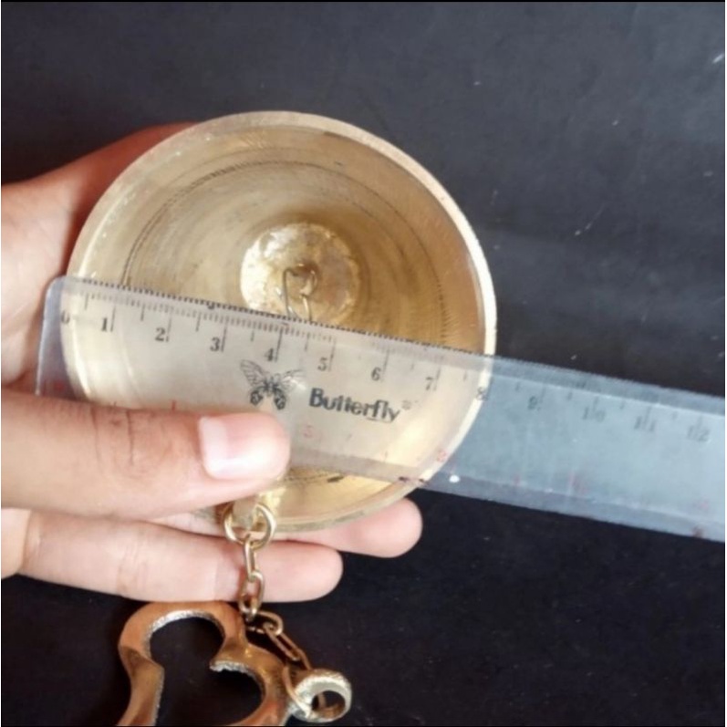 Bel Pintu / Bel Lonceng Kerucut Kuningan Polished brass / Door bell