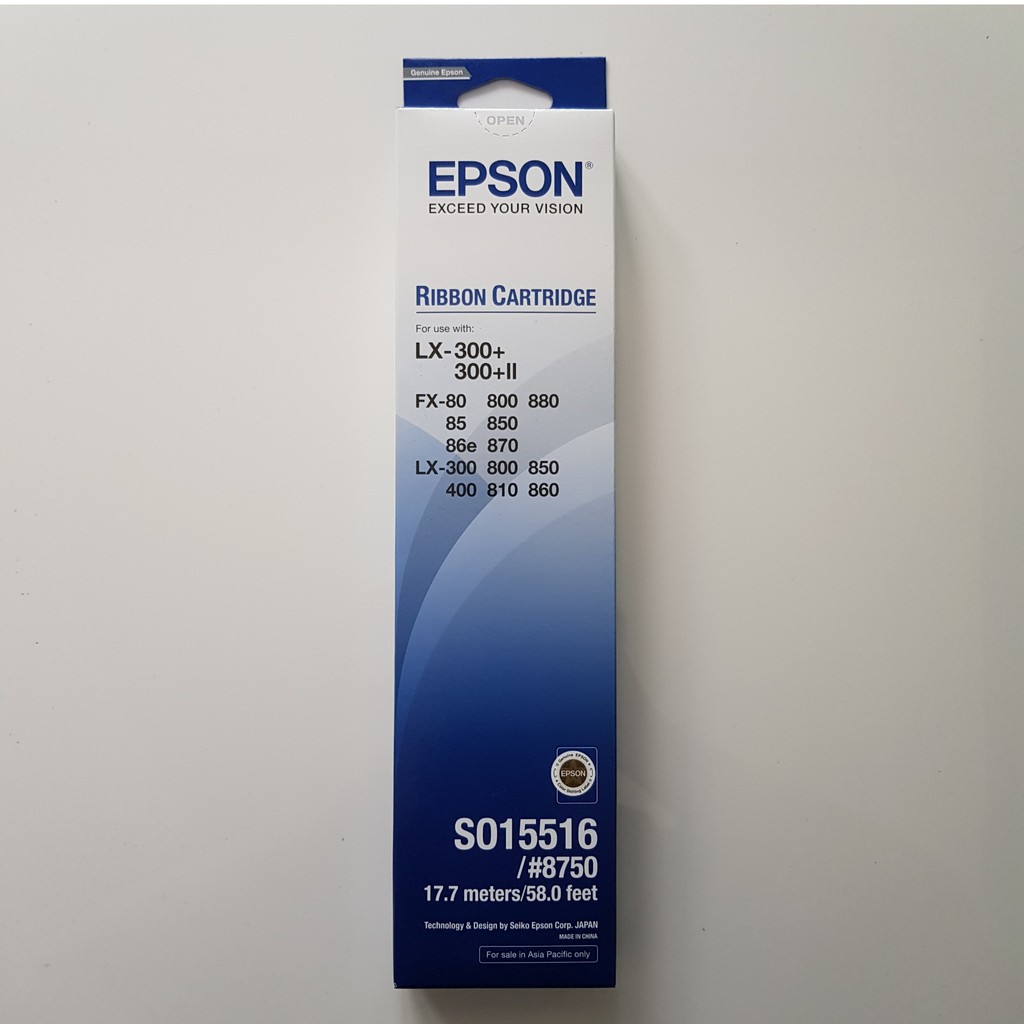 Epson Ribbon Cartridge / Pita / Tinta LX-300+ LX300 (#8750) Original