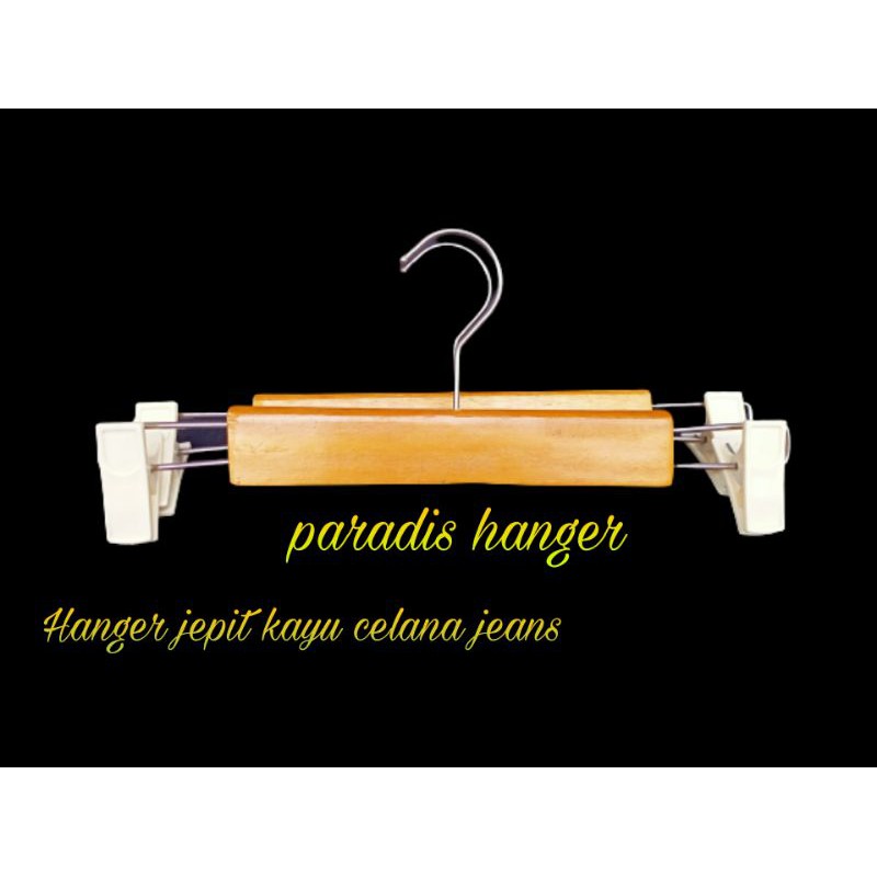 hanger celana jepit kayu dewasa | gantungan celana jepit dewasa | Jepitan celana dewasa anak tanggun