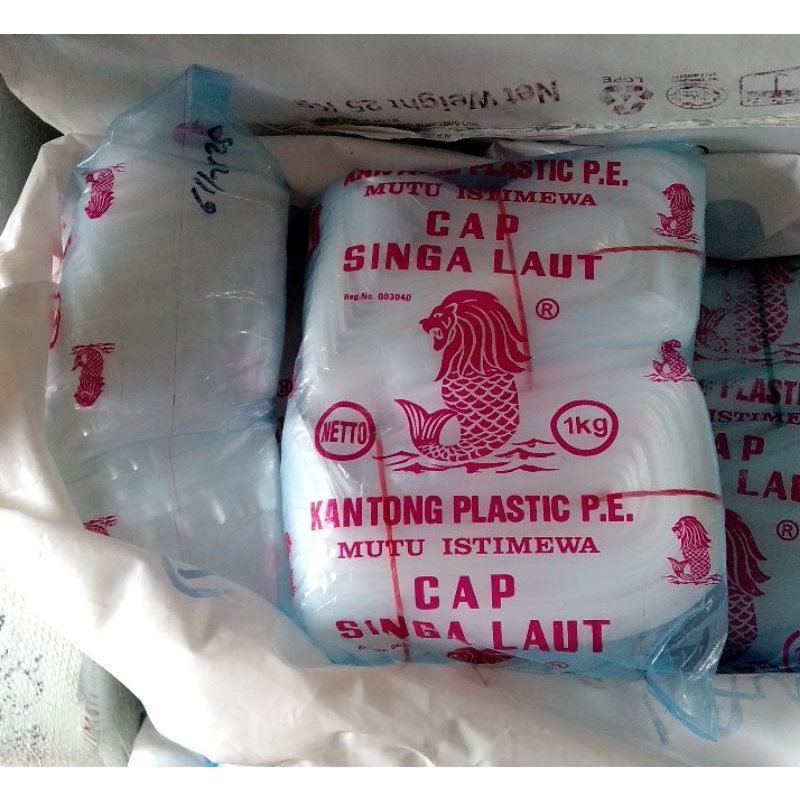 plastik PE 6½x25 singa laut