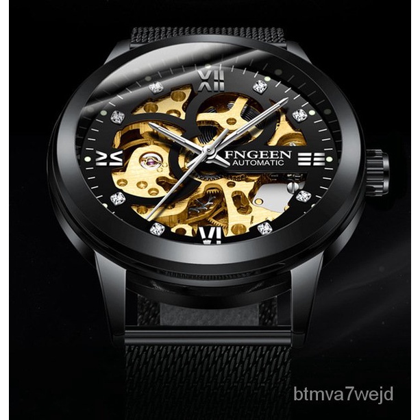 Skeleton Watch 2020 New FNGEEN Sport Mechanical Watch Fashion Mens Watches Top Brand Montre Homme Cl