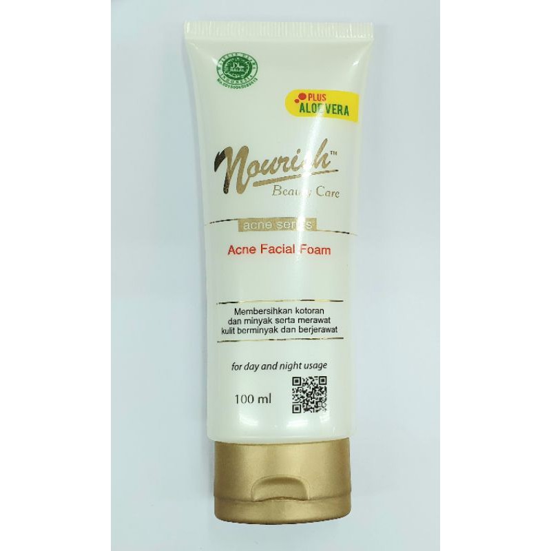 nourish acne facial foam