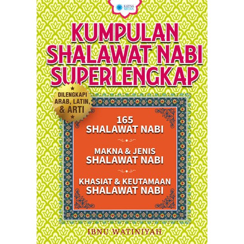 Buku Kumpulan Shalawat Nabi Superlengkap Shopee Indonesia