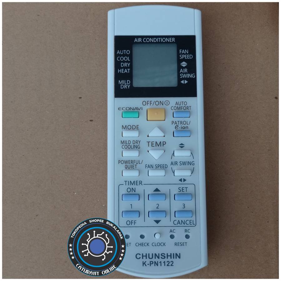 Remote Ac Panasonic Remote Ac National