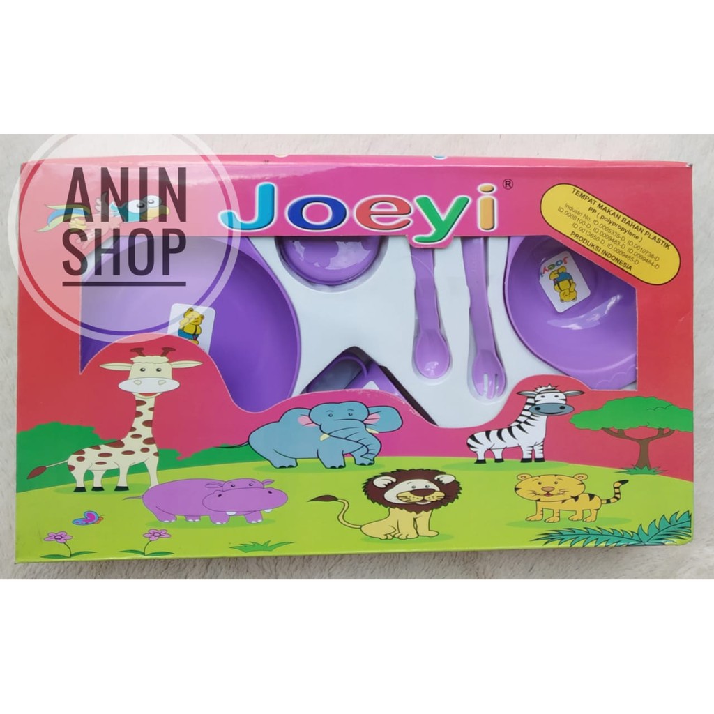 Tempat Makan Bayi Joeyi | Feeding Set Makan Bayi | Perlengkapan Makan Bayi | Feding Set Box | JOEYI