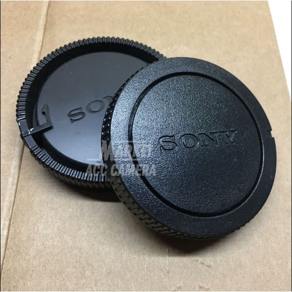 BODY CAP & LENS REAR CAP COVER TUTUP BODY REAR LENSA CAP For Sony A6500 A6100 A6000 A6300 A5000