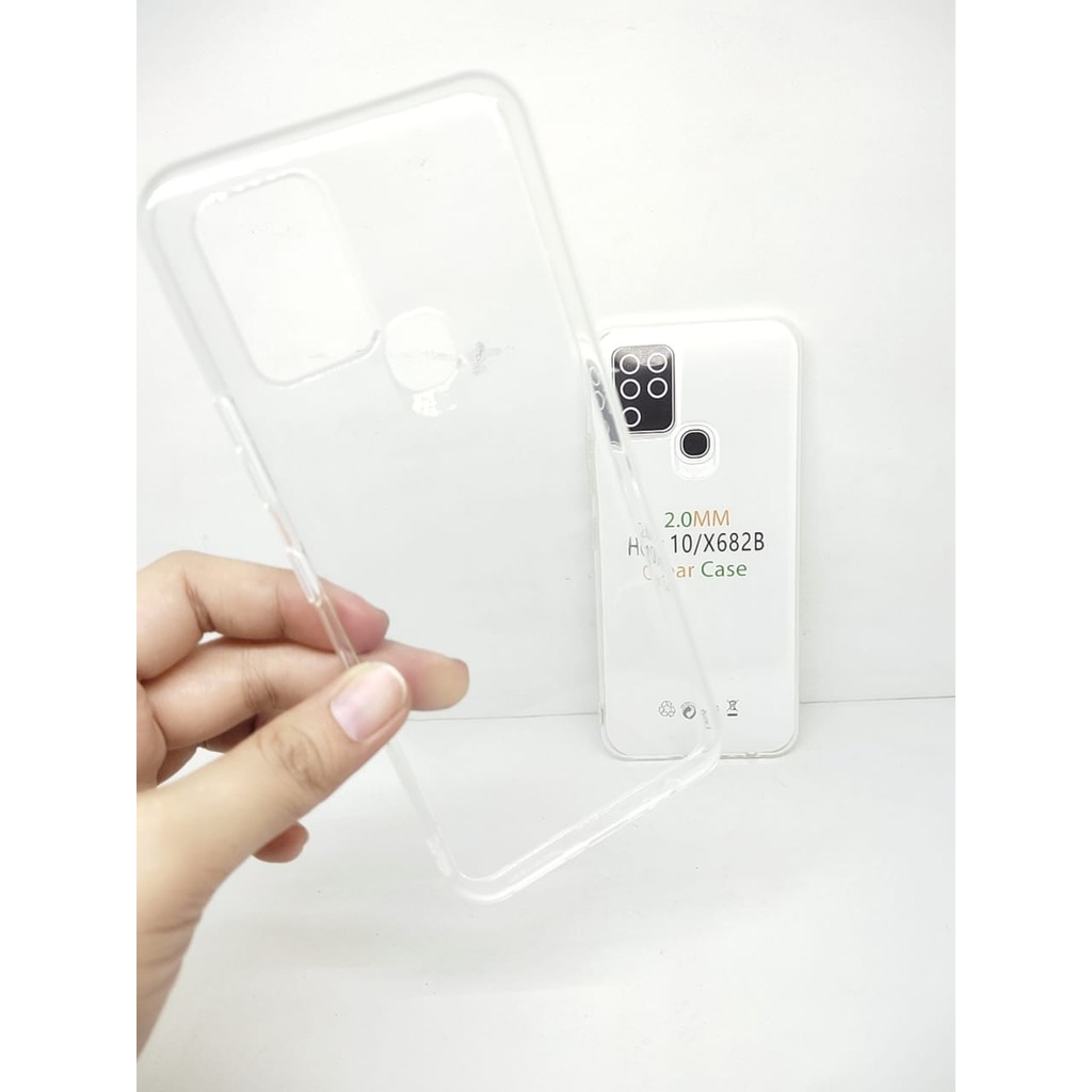 Soft Case OEM Transparan Infinix Hot 10 X682 6.78 Inchi Clear Ultra Thin TEBAL 2.0mm SUPER CLEAR