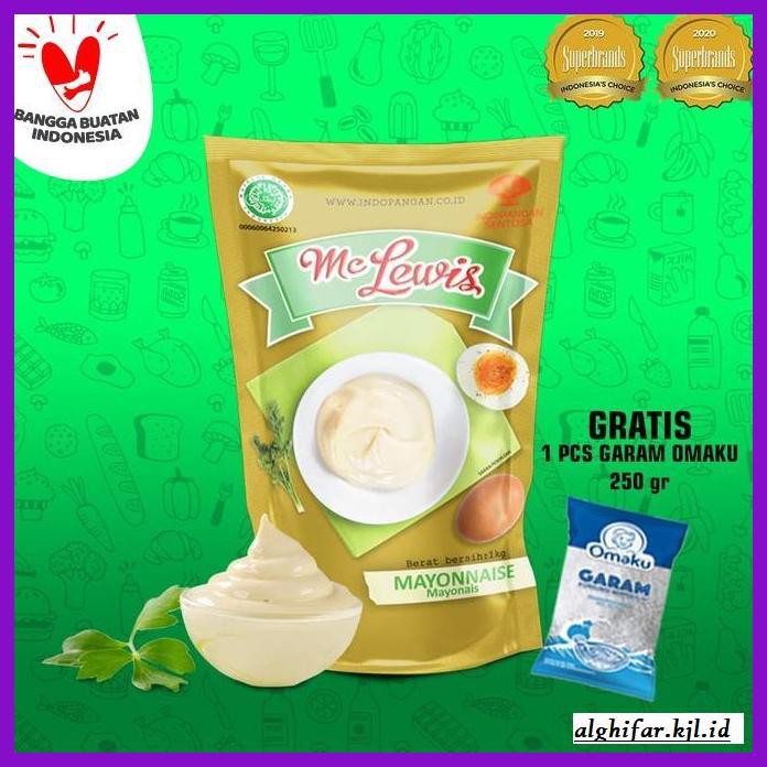 

gnidderdsaus- mc lewis mayo premium - 1kg -asliiiiii.