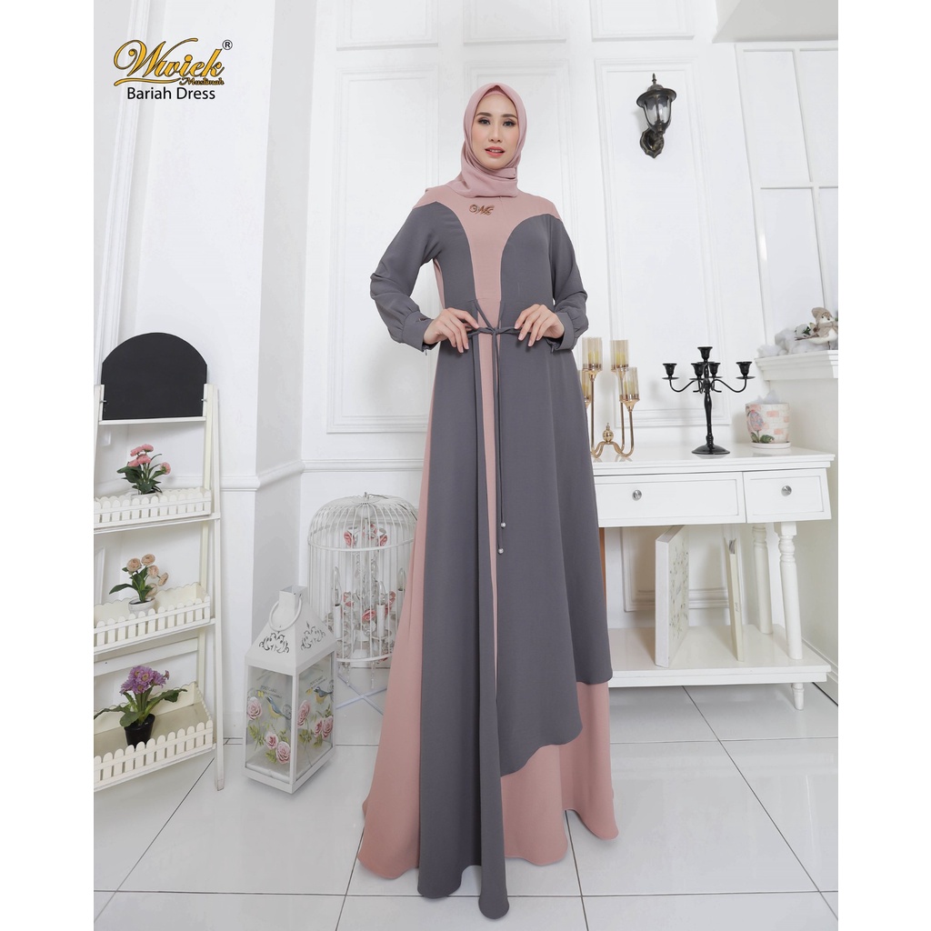 Wwiek Muslimah Gamis Muslim Bariah Dress