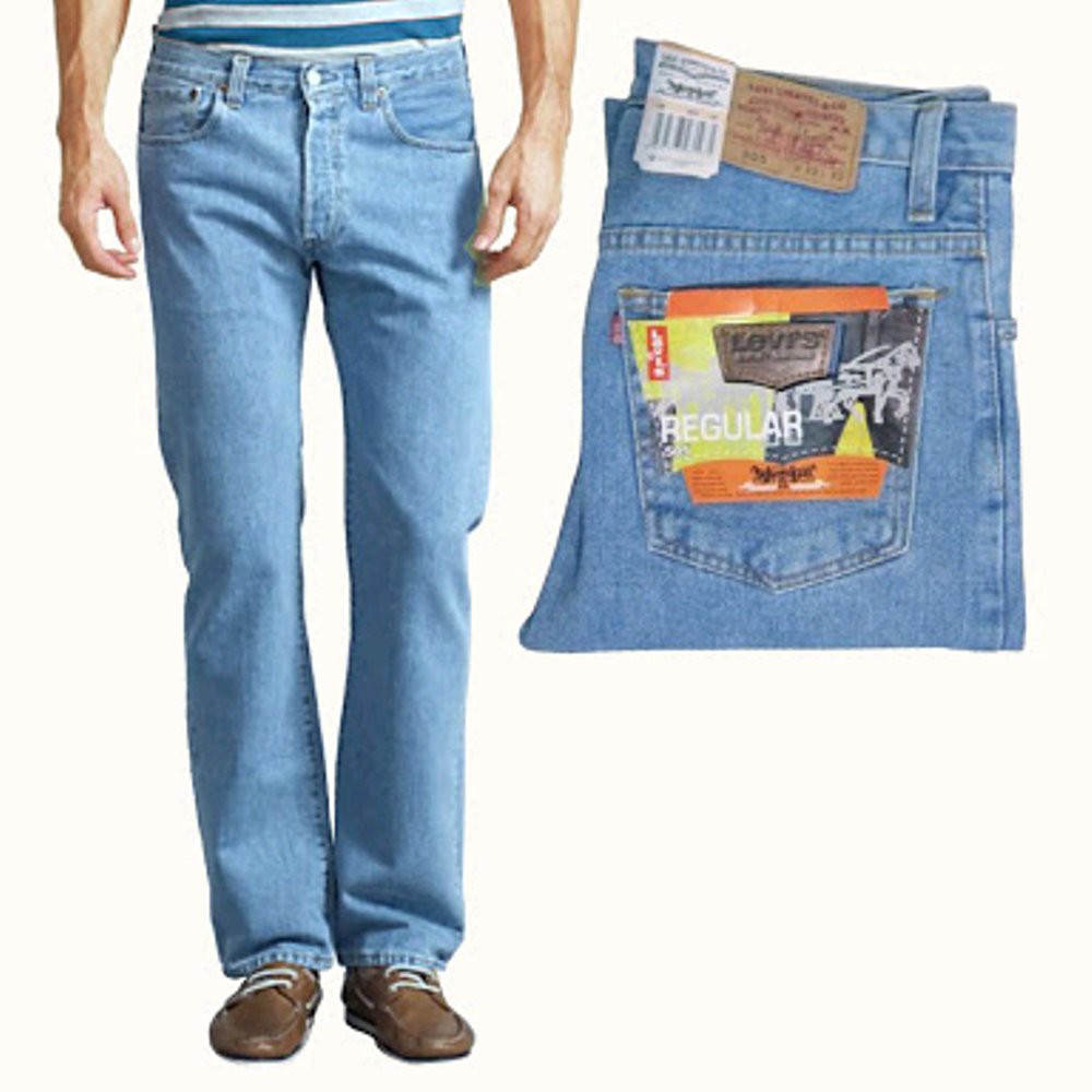 Delaux Store Celana Jeans Panjang Pria Reguler / Celana Lepis Standar Laki-Laki Ukuran 28-38 Premium