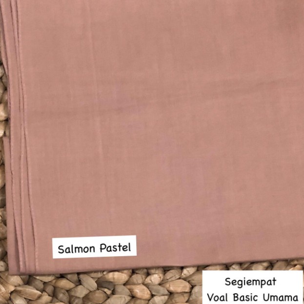 Godiva96 - UMAMA BASIC VOAL HIJAB / JILBAB MEDAN PART 1-U.BV. Salmon Pastel