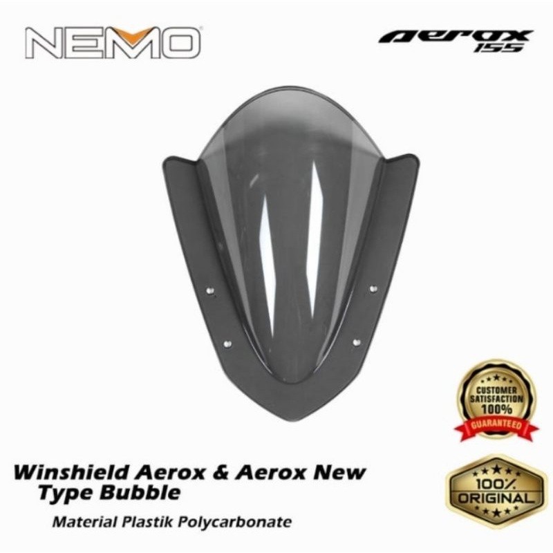 Windshield Aerox 155 New Old Visor aerox Original Nemo