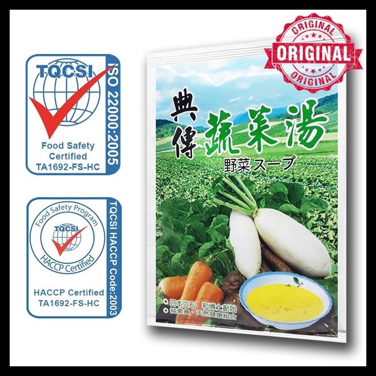 

DISKON TERBATAS !!! SUP SAYUR 5 UNSUR (SHU CAI TANG) TERLARIS