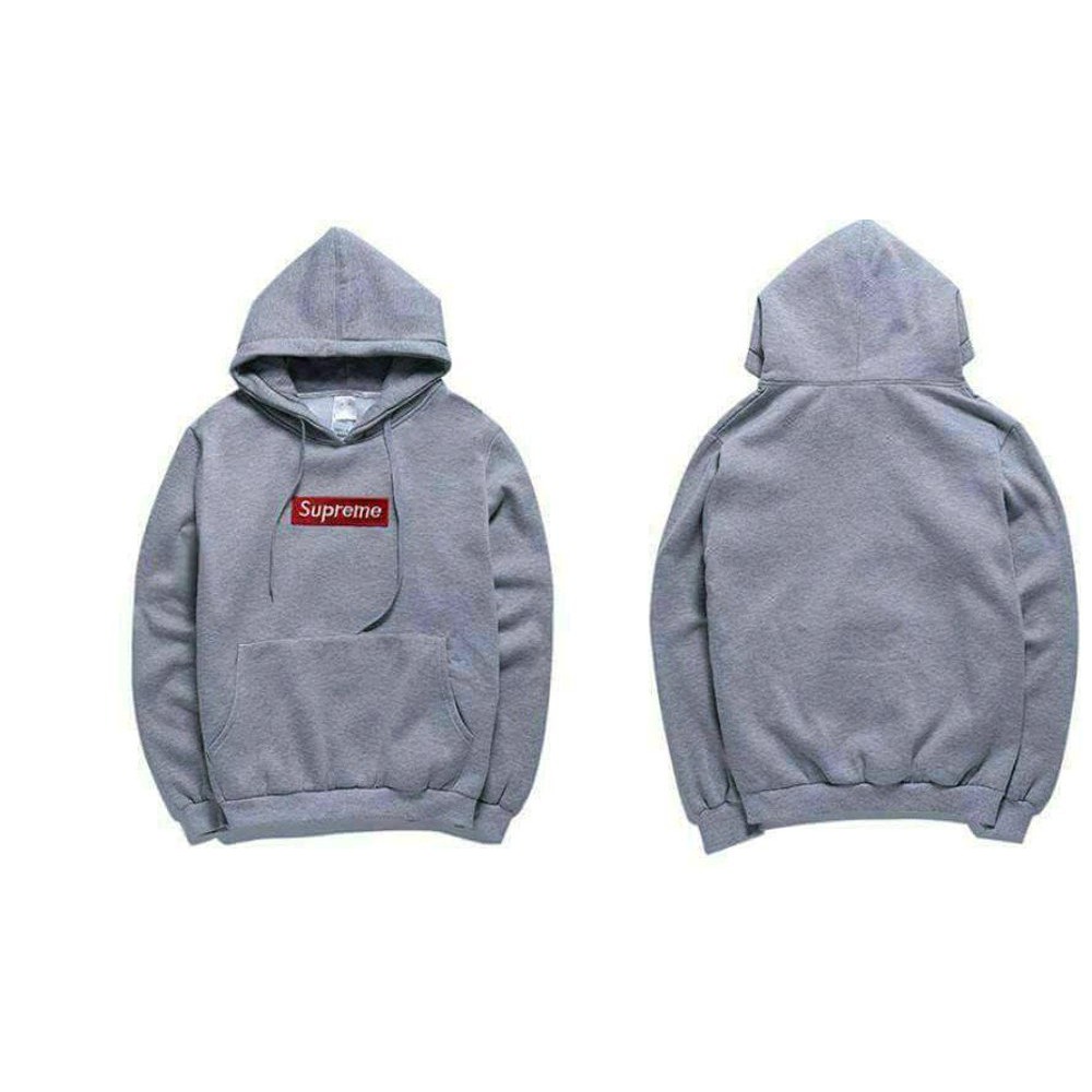 Jual supreme hodie grey Murah