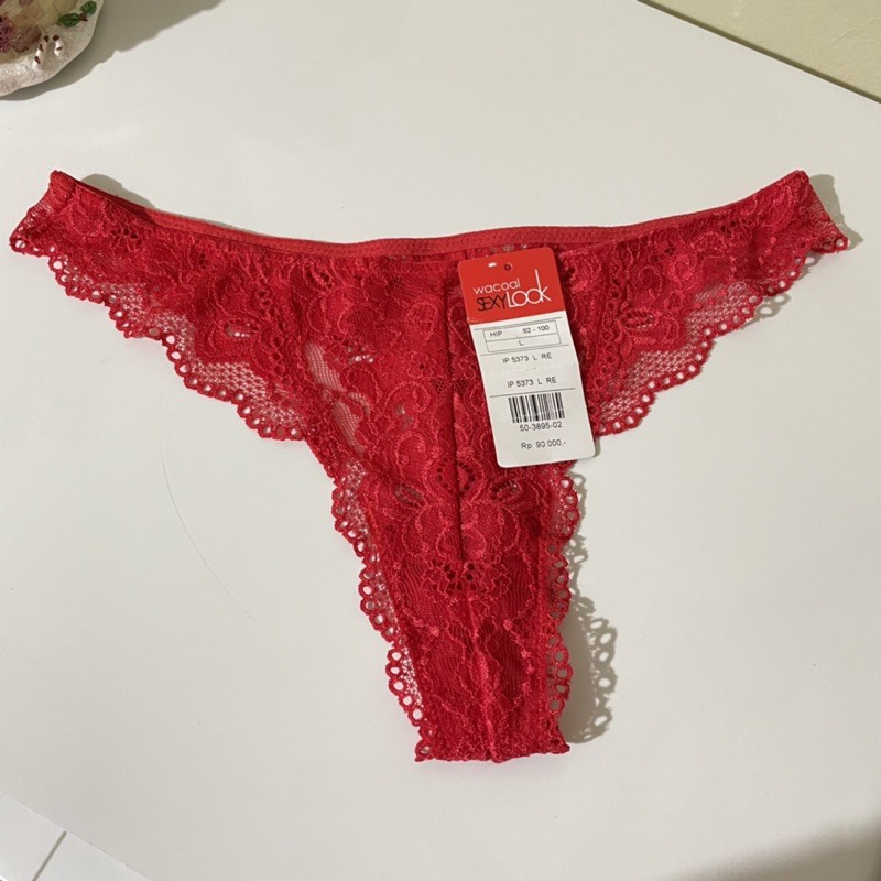 Wacoal Sexy look G String Full lace / Renda IP 5373 / Celana Dalam