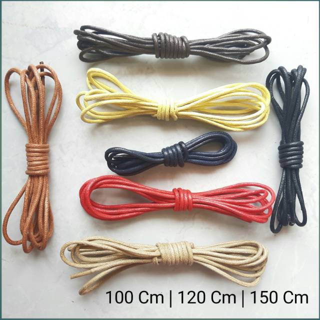 Tali Sepatu Lilin Bulat shoelace murah harga /psng