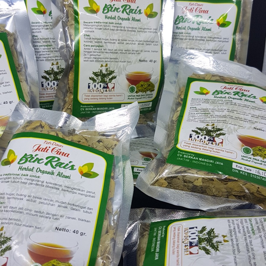 

Teh daun JATI CINA BIN RAIS netto 40 gr herbal organik alami solusi tubuh bugar