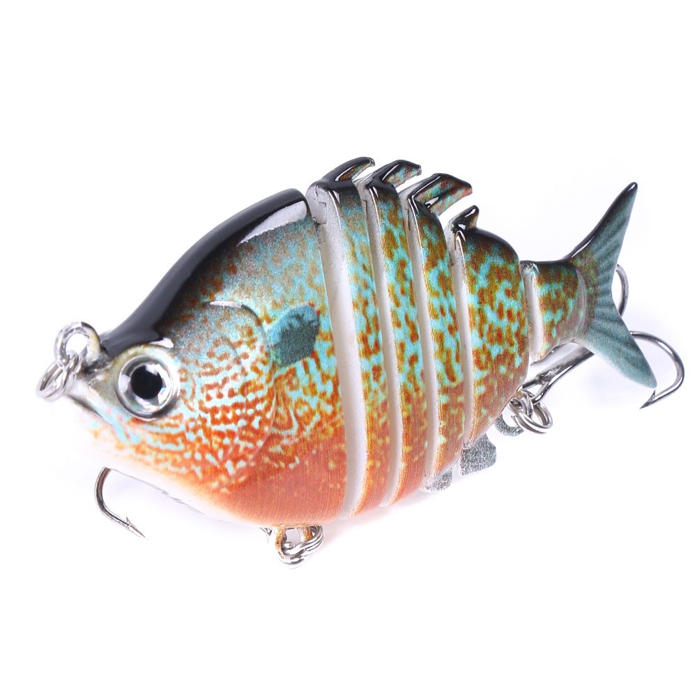 HENGJIA 1PCS Mini 6.35cm/9.3g Umpan Pancing Ikan Jointed Minnow Fishing Lure Bass Bait Kail Tackle