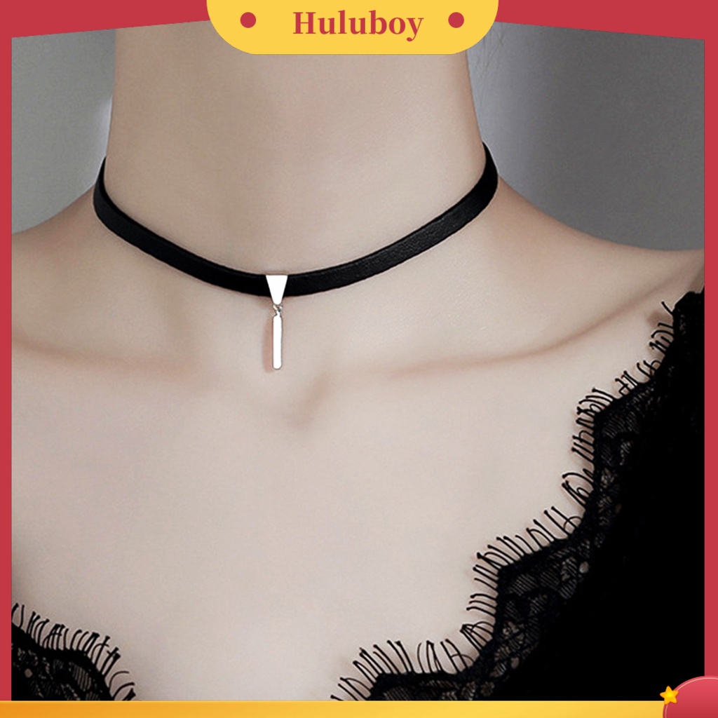 Hu Hu Hu Hu Hu Alat Bantu Pasang Kacamata♡ Kalung Choker Rantai Klavikula Desain Geometris Gaya Minimalis Untuk Pemakaian Sehari-Hari