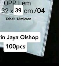 

○ Plastik Bening Tipis OPP Baju Uk 32 x 39 cm / 04 Tebal 16 micron 1 pack = 100pcs ❋