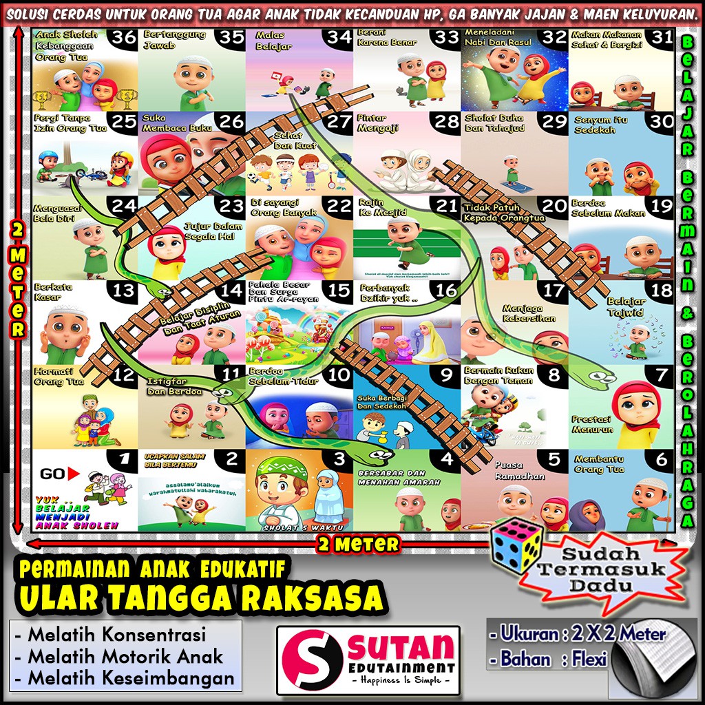 ULAR TANGGA JUMBO RAKSASA