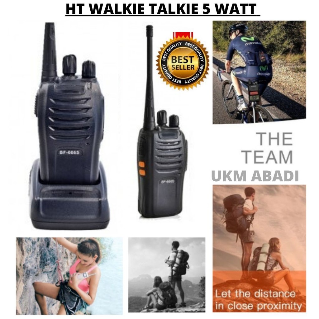 HT Handie Walkie Talkie 5 Watt UHF 400-470MHz BFJip 111112