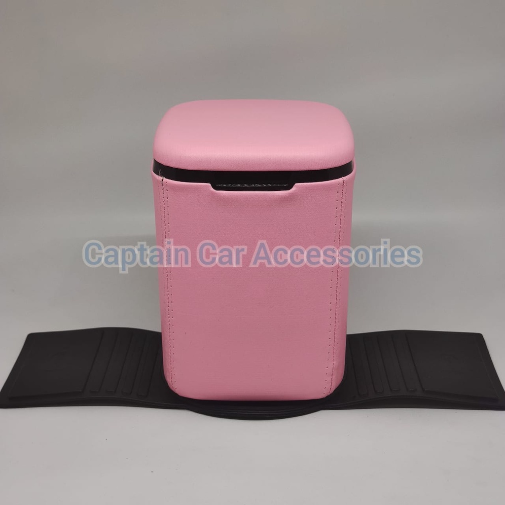 Tempat Sampah Mobil Kulit Kotak Sampah Tong Sampah Mobil Multifungsi