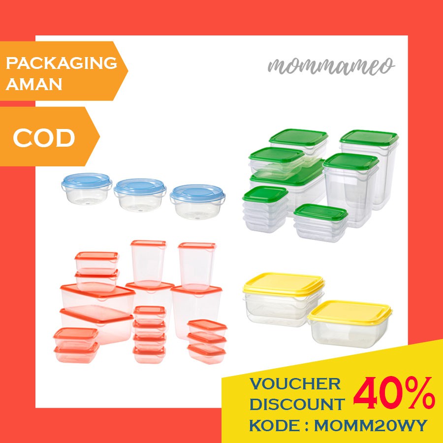 TOPLES PLASTIK PRUTA IKEA Tempat makanan Kotak bekal TOPLES PLASTIK PRUTA IKEA Tempat makanan Kotak bekal
