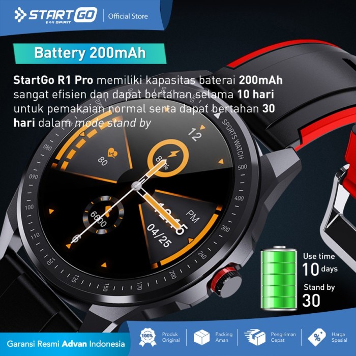 ADVAN STARTGO R1 Pro SmartWatch Original Garansi Resmi