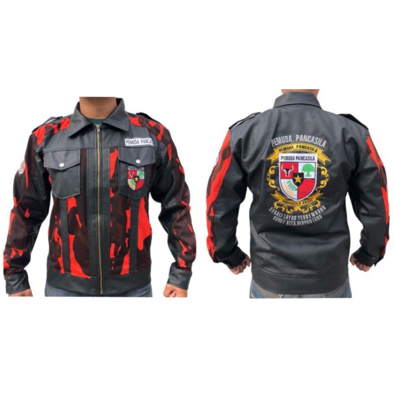 JAKET BOMBER SAYAP/WINGS BORDIR PEMUDA PANCASILA