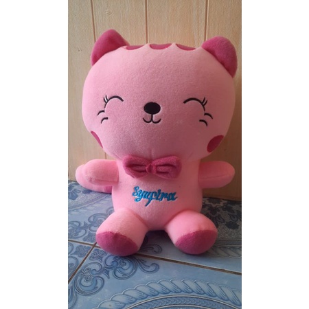 Boneka Kucing cantik XL murah BISA+UKIR NAMA PO 2-4 HARI aja