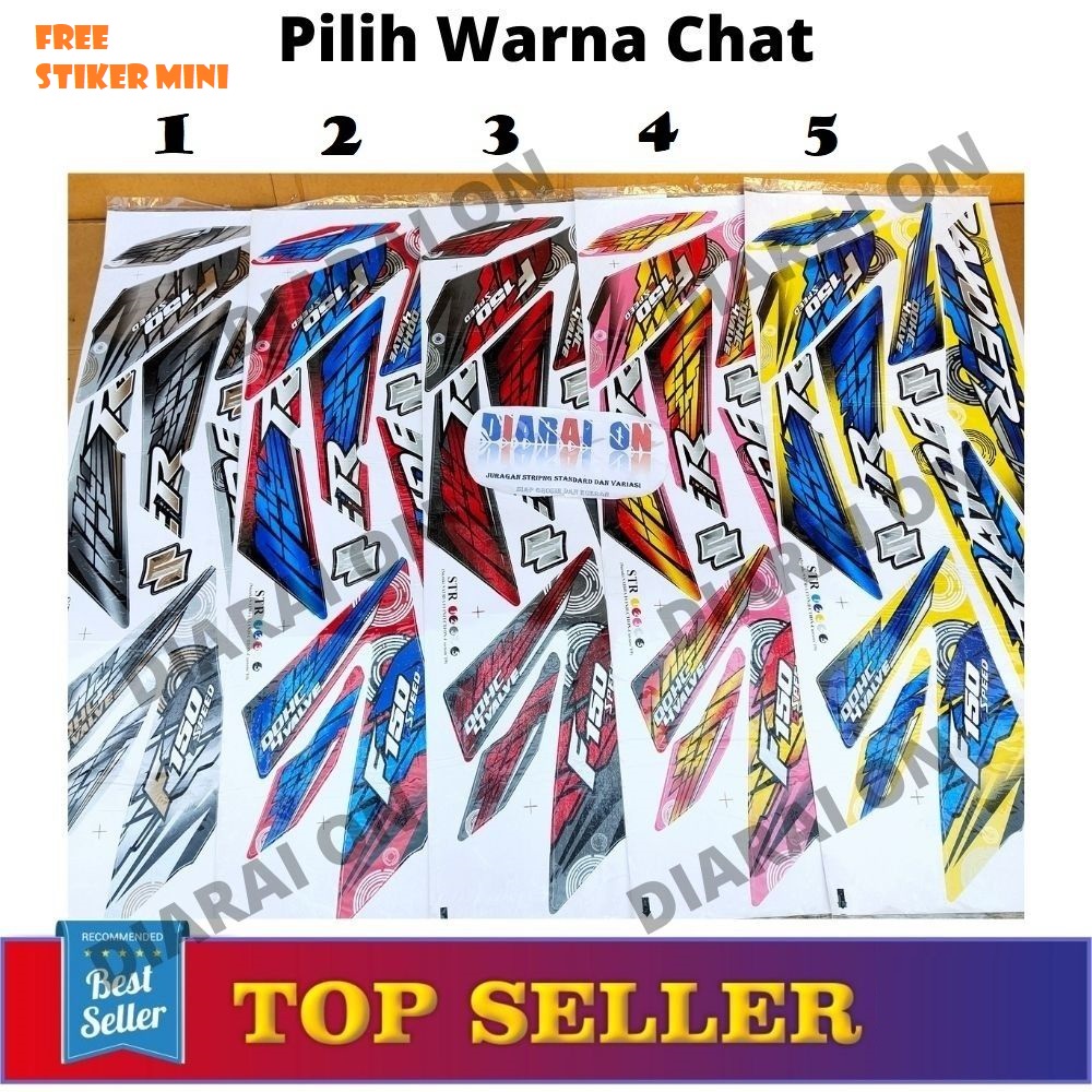 Striping Stiker Variasi Motor Satria FU Injeksi - Satria Raider F150 Murah